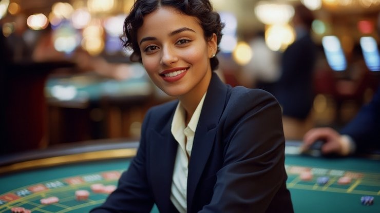 Meja live dealer blackjack